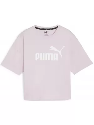 Dámské triko PUMA ESS CROPPED LOGO TEE 586866-60 PURPLE
