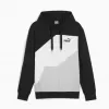 Pánská mikina PUMA POWER COLORBLOCK HOODIE 678931-01 BLACK
