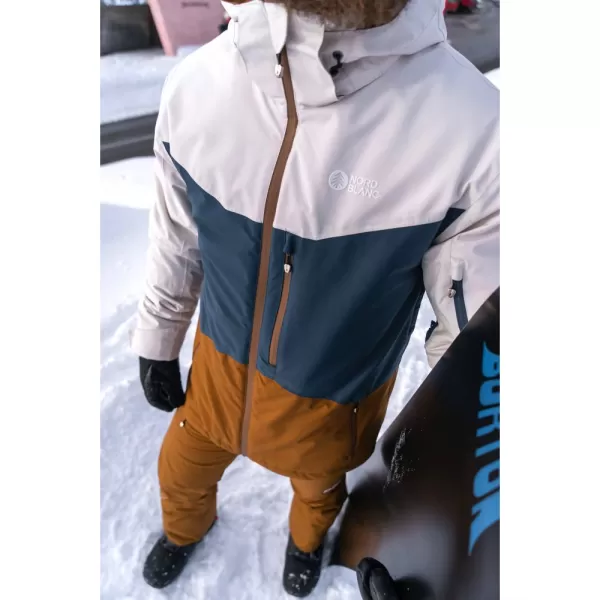  Pánská lyžařská bunda NORDBLANC NIVAL NBWJM7923 MODRÁ 