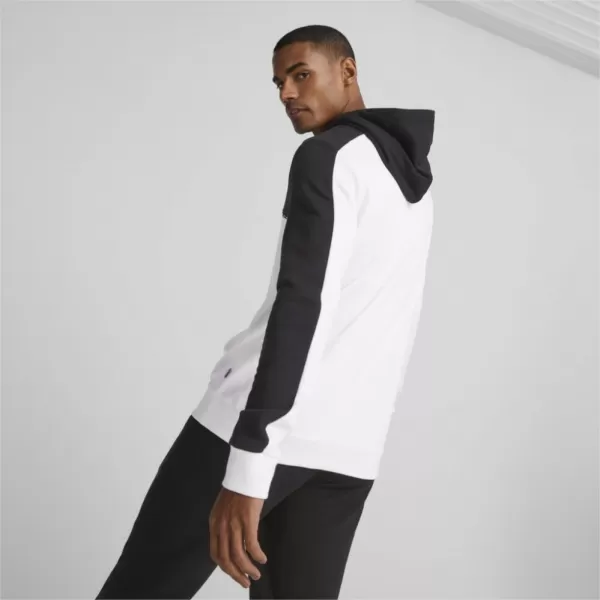  Pánská mikina PUMA ESS BLOCK X TAPE HOODIE 675173-01 BLACK 