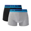 Pánské boxerky SAM 73 HIDDENIT MU 100 ČERNÁ/ŠEDÁ
