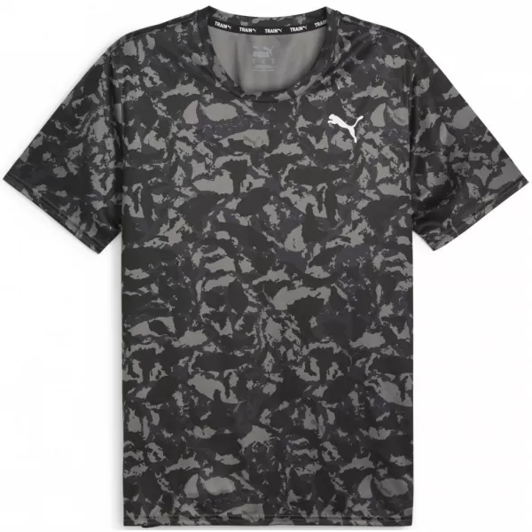  Pánské triko PUMA TRAIN FAV AOP TEE 525169-01 BLACK 
