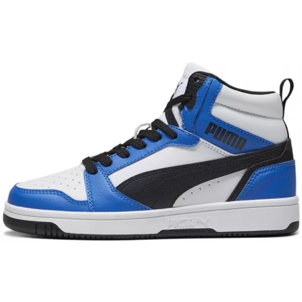  Dětské boty PUMA REBOUND V6 MID JR 393831-06 WHITE 