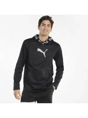 Pánská mikina PUMA TRAIN PWR FLEECE HOODIE 520893-01 BLACK