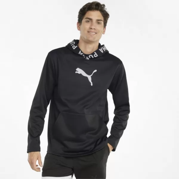  Pánská mikina PUMA TRAIN PWR FLEECE HOODIE 520893-01 BLACK 