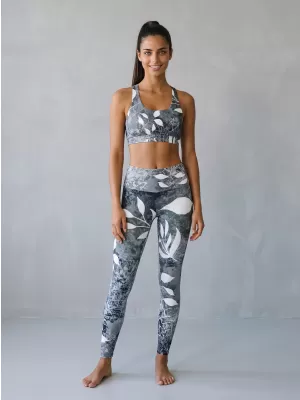 Dámská sportovní podprsenka premium ALTISPORT VOJ/ALW020POD01 ČERNOBÍLÁ