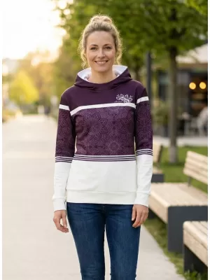 Dámská mikina premium ALTISPORT VOJ/ALW023MI01 FIALOVÁ