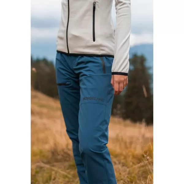  Dámské nepromokavé outdoorové kalhoty NORDBLANC PEACEFUL NBFPL7961 MODRÁ 