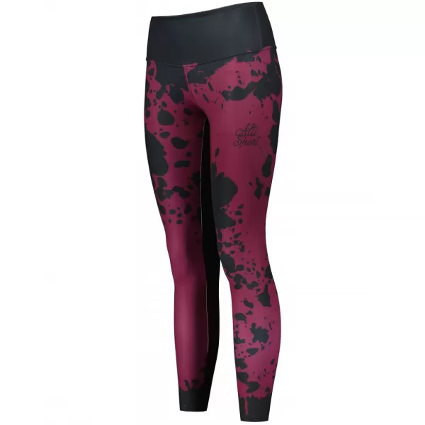  Dámské dlouhé legíny premium ALTISPORT VOJ/ALW012LEG01 FIALOVÁ/ČERNÁ 