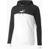 Pánská mikina PUMA ESS BLOCK X TAPE HOODIE 675173-01 BLACK