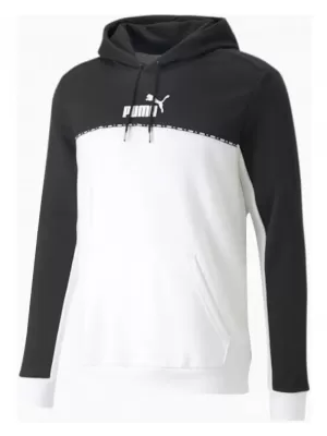 Pánská mikina PUMA ESS BLOCK X TAPE HOODIE 675173-01 BLACK