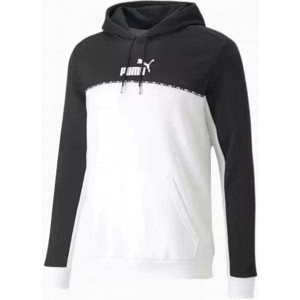  Pánská mikina PUMA ESS BLOCK X TAPE HOODIE 675173-01 BLACK 