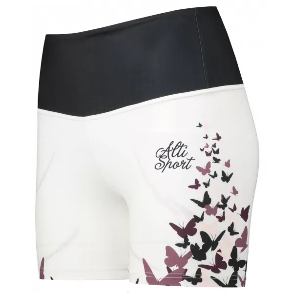  Dámské krátké legíny premium ALTISPORT VOJ/ALW022LEG03 BÍLÁ 