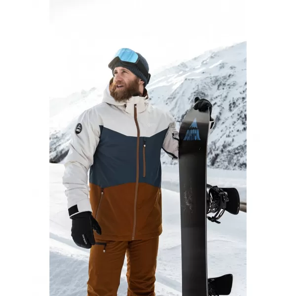  Pánská lyžařská bunda NORDBLANC NIVAL NBWJM7923 MODRÁ 