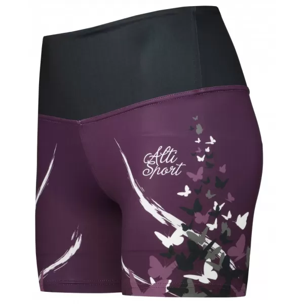  Dámské krátké legíny premium ALTISPORT VOJ/ALW022LEG03 FIALOVÁ 