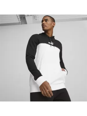 Pánská mikina PUMA ESS BLOCK X TAPE HOODIE 675173-01 BLACK