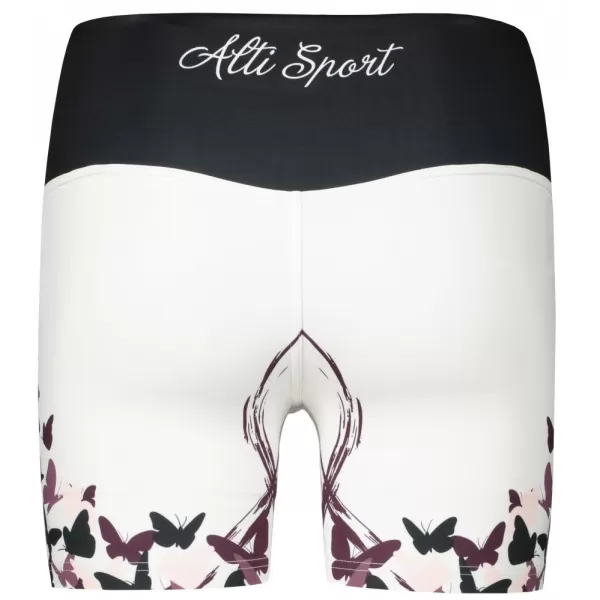  Dámské krátké legíny premium ALTISPORT VOJ/ALW022LEG03 BÍLÁ 