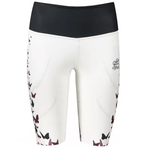  Dámské legíny nad kolena premium ALTISPORT VOJ/ALW022LEG02 BÍLÁ 