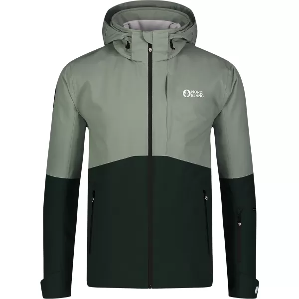  Pánská lyžařská bunda NORDBLANC START NBWJM7925 ZELENÁ 