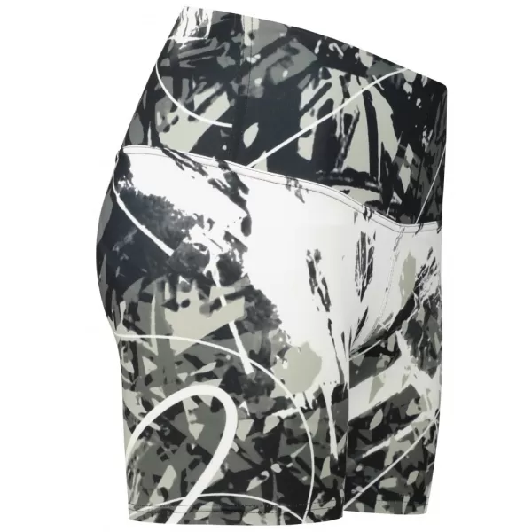  Dámské krátké legíny premium ALTISPORT VOJ/ALW018LEG03 ČERNOBÍLÁ 