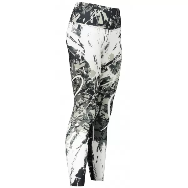  Dámské dlouhé legíny premium ALTISPORT VOJ/ALW018LEG01 ČERNOBÍLÁ 