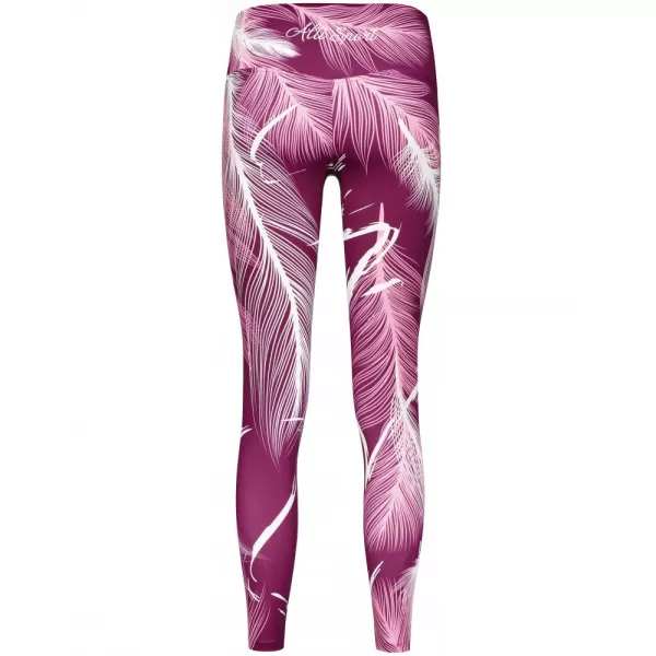 Dámské dlouhé legíny premium ALTISPORT VOJ/ALW001LEG01 FUCHSIOVÁ 