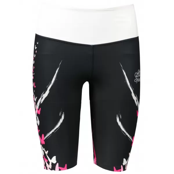  Dámské legíny nad kolena premium ALTISPORT VOJ/ALW022LEG02 ČERNORŮŽOVÁ 