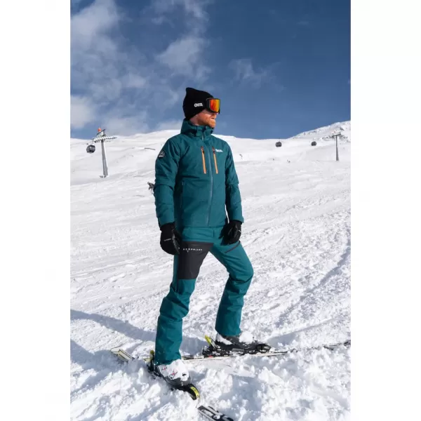  Pánská lyžařská bunda NORDBLANC OFFHAND NBWJM7927 ZELENÁ 