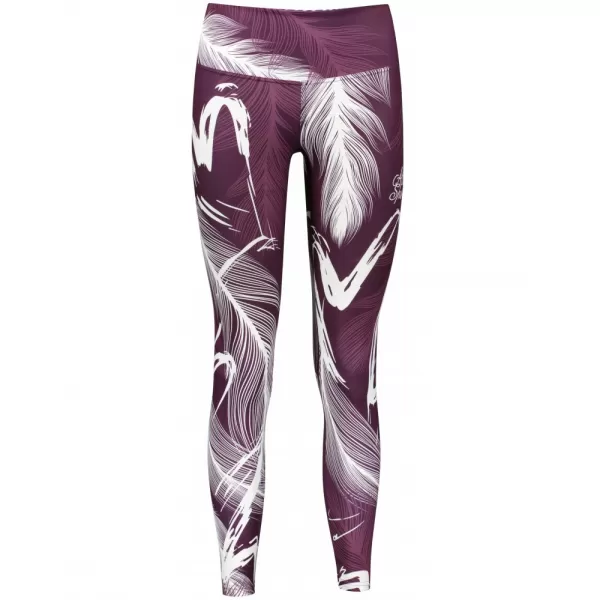  Dámské dlouhé legíny premium ALTISPORT VOJ/ALW001LEG01 FIALOVÁ/BÍLÁ 