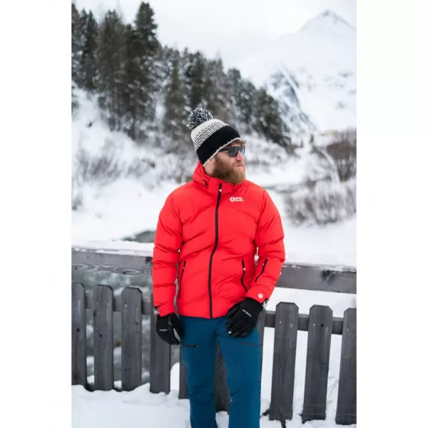  Pánská zimní bunda NORDBLANC BRILLIANCY NBWJM7926 ČERVENÁ 