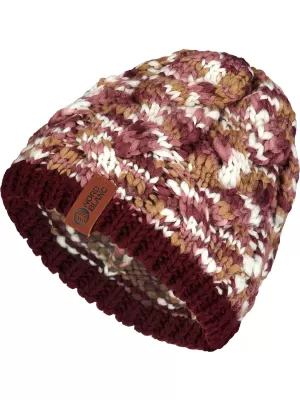 Dámská čepice NORDBLANC KNIT NBWHK7795 VÍNOVÁ