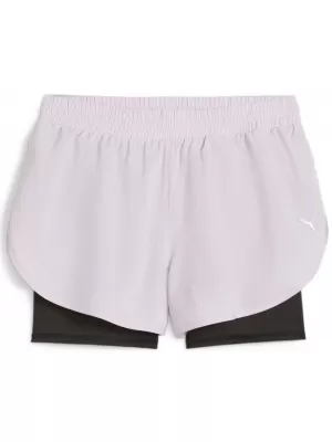 Dámské šortky PUMA RUN FAV WOVEN 2IN1 SHORT W 523181-60 BLACK