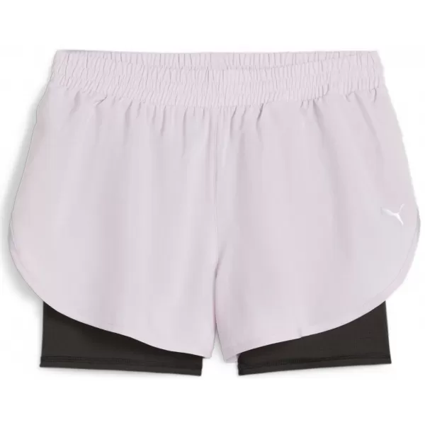  Dámské šortky PUMA RUN FAV WOVEN 2IN1 SHORT W 523181-60 BLACK 