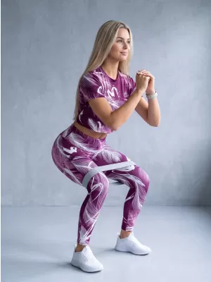Dámské dlouhé legíny premium ALTISPORT VOJ/ALW001LEG01 FUCHSIOVÁ