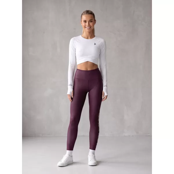 Dámské dlouhé legíny premium ALTISPORT VOJ/ALW021LEG01 FIALOVÁ 