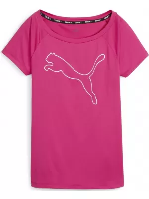 Dámské triko PUMA TRAIN FAV JERSEY CAT TEE 522420-48 PINK