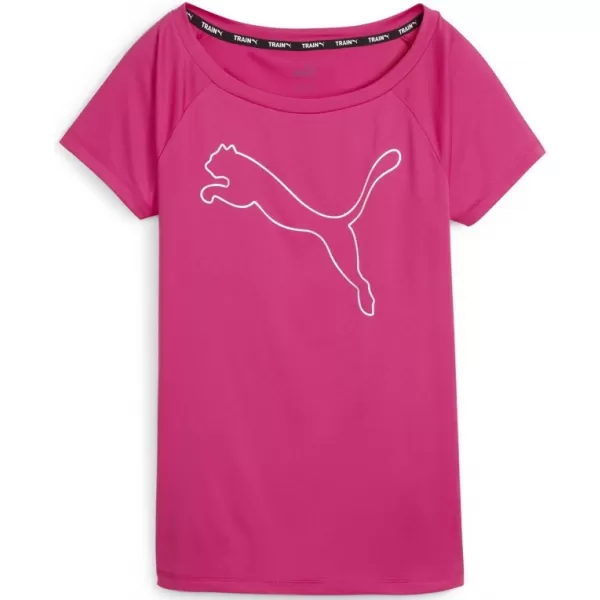  Dámské triko PUMA TRAIN FAV JERSEY CAT TEE 522420-48 PINK 