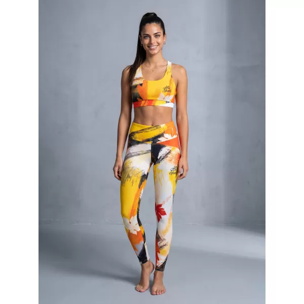  Dámská sportovní podprsenka premium ALTISPORT VOJ/ALW019POD01 ORANŽOVÁ 
