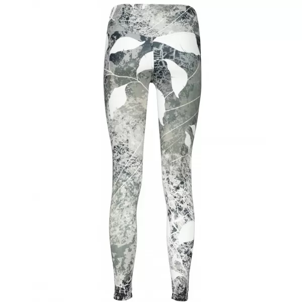  Dámské dlouhé legíny premium ALTISPORT VOJ/ALW020LEG01 ČERNOBÍLÁ 