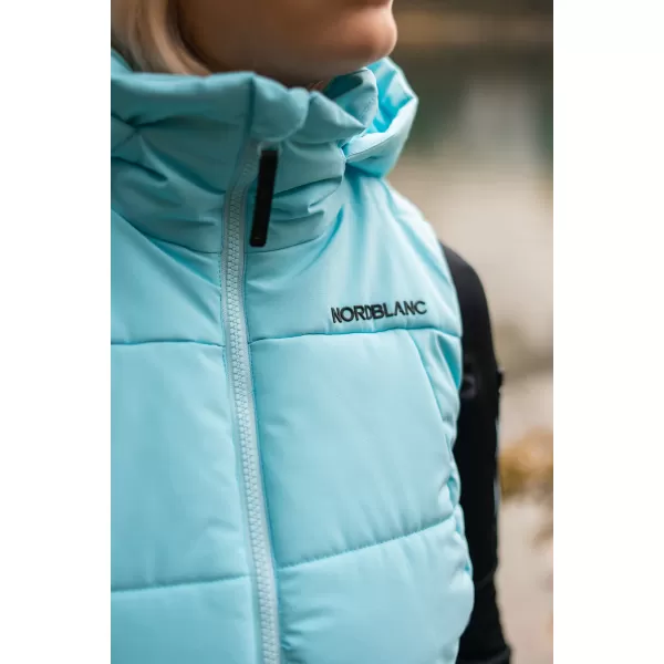  Dámská zimní vesta NORDBLANC SWEET NBWJL7946 SVĚTLE MODRÁ 