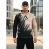 Pánská funkční mikina premium ALTISPORT VOJ/ALM006MI01 ČERNOHNĚDÁ