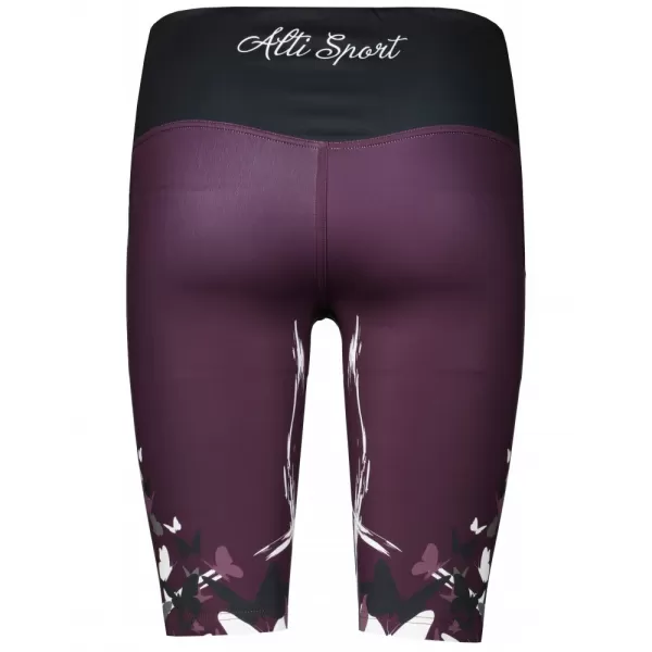  Dámské legíny nad kolena premium ALTISPORT VOJ/ALW022LEG02 FIALOVÁ 