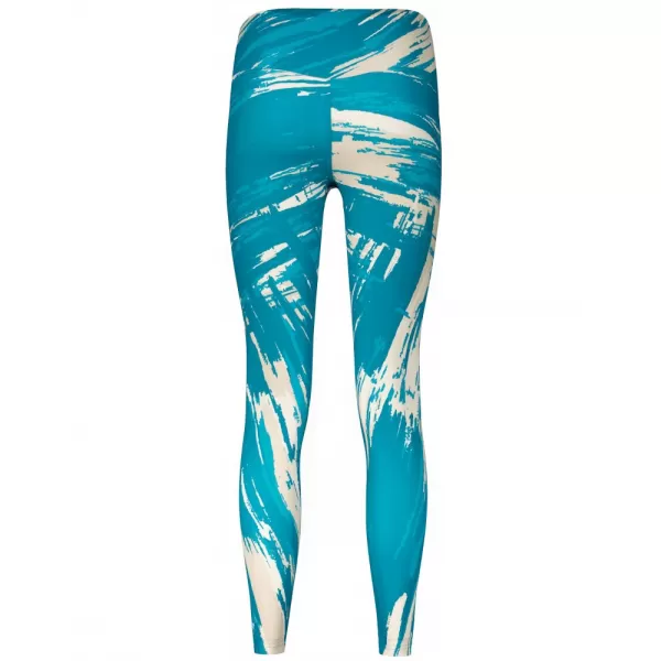  Dámské dlouhé legíny premium ALTISPORT VOJ/ALW010LEG01 PETROLEJOVÁ/HNĚDÁ 