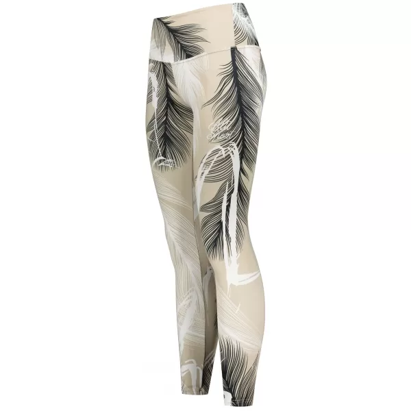 Dámské dlouhé legíny premium ALTISPORT VOJ/ALW001LEG01 HNĚDÁ 