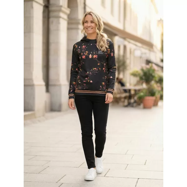  Dámská mikina premium ALTISPORT VOJ/ALW024MI01 ČERNÁ 