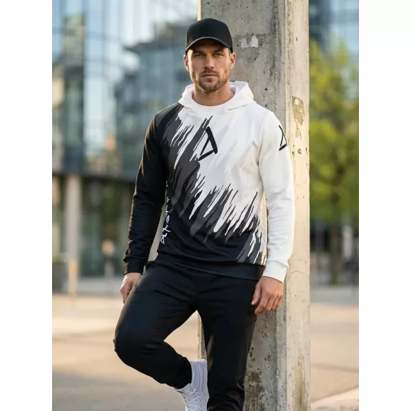  Pánská funkční mikina premium ALTISPORT VOJ/ALM006MI01 ČERNOBÍLÁ 