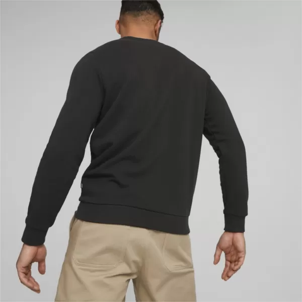  Pánská mikina PUMA ESS+ 2 COL BIG LOGO CREW 586763-61 BLACK 