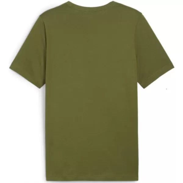  Pánské triko PUMA ESS+ 2 COL LOGO TEE 586759-35 GREEN 