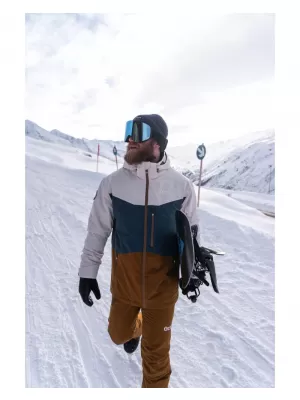 Pánská lyžařská bunda NORDBLANC NIVAL NBWJM7923 MODRÁ