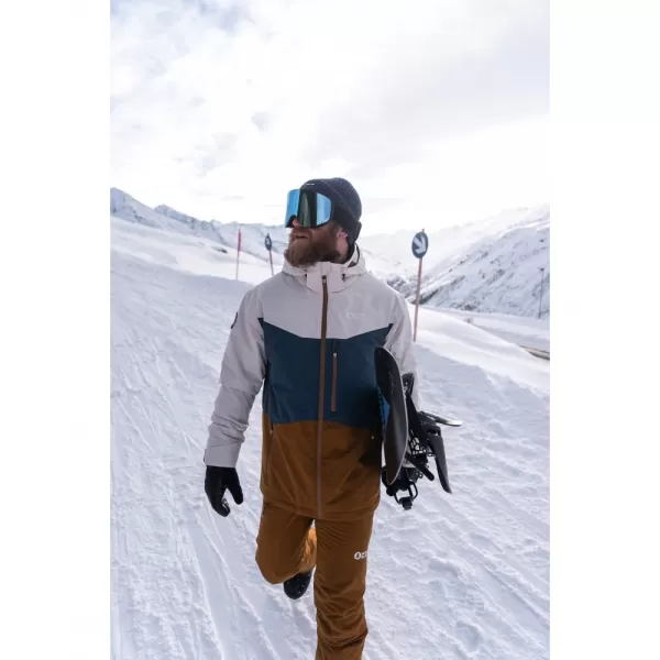  Pánská lyžařská bunda NORDBLANC NIVAL NBWJM7923 MODRÁ 